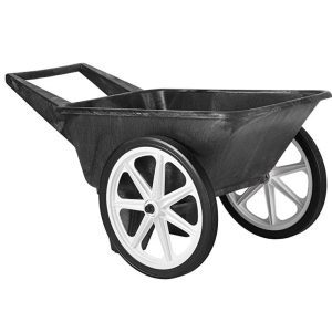 Commercial Big Wheel Cart, 200 Pound Capacity, Black
