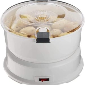 One Button Drive Potato Peeler, Electric Potato Peeler, Automatic Vegetable Peeler, Salad Spinner, Potato/Vegetable Dehydrator