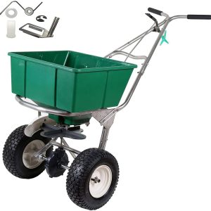 High Wheel Walk-Behind Fertilizer Spreader with Agitator Repair Kit (Bundle, 2 Items)