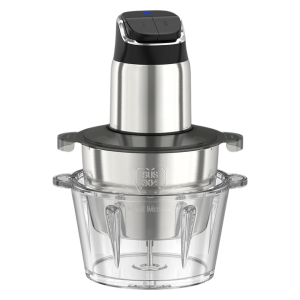 8-Cup Food Processor with Dual Bowls, Adjustable Speed Control