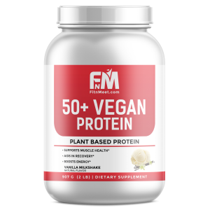 50+ Vanilla Plant Based Protein Powder – 2lbs / 28 Servings