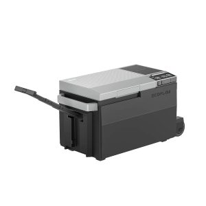 Car Refrigerator, 40 Qt(38L) Portable Refrigerator, Electric Cooler with Ice Maker, Dual Zone WIFI APP Control(-13℃~50℃), 12/24V DC/AC For Camping, Travel, Fishing, Outdoor, Truck