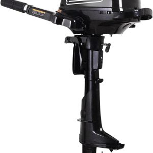 2.6 hp Outboard Motor with Short Shaft, Black