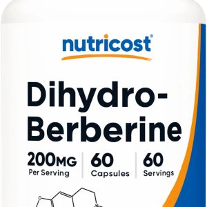 Best Berberine Supplement – Dihydroberberine Capsules (200 MG) (60 Capsules)