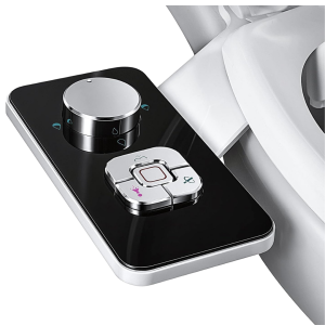 Dual Nozzle Toilet Bidet Attachment with Adjustable Water Pressure