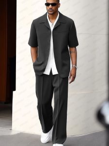 Urban Smart Casual Relaxed Fit Thin Set