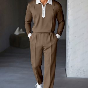 Easy Match Two-Tone Casual Set