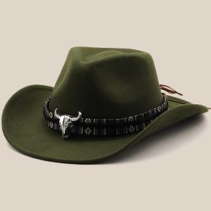 Classic 100% Wool Cowboy Hat
