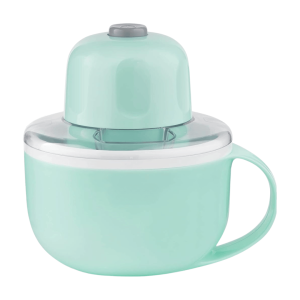 Single Serve Ice Cream Maker with Ingredient Chute and Freezable Mug